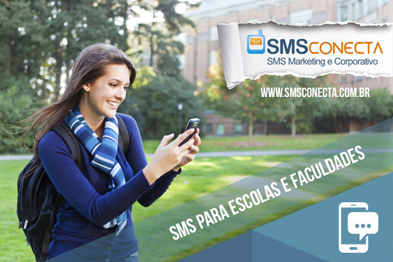 Envio de SMS para Escolas e Faculdades